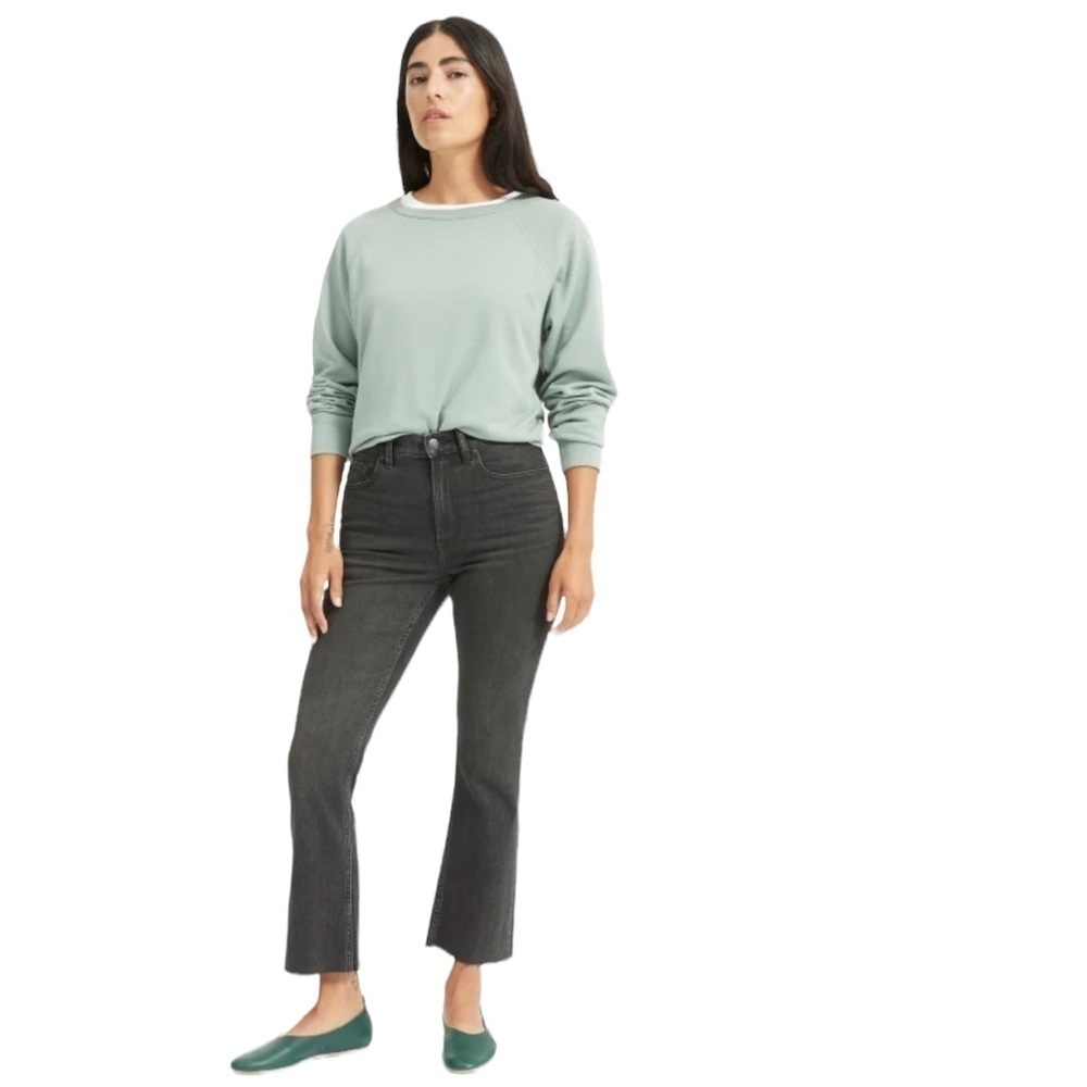 EVERLANE High Rise Kick Crop